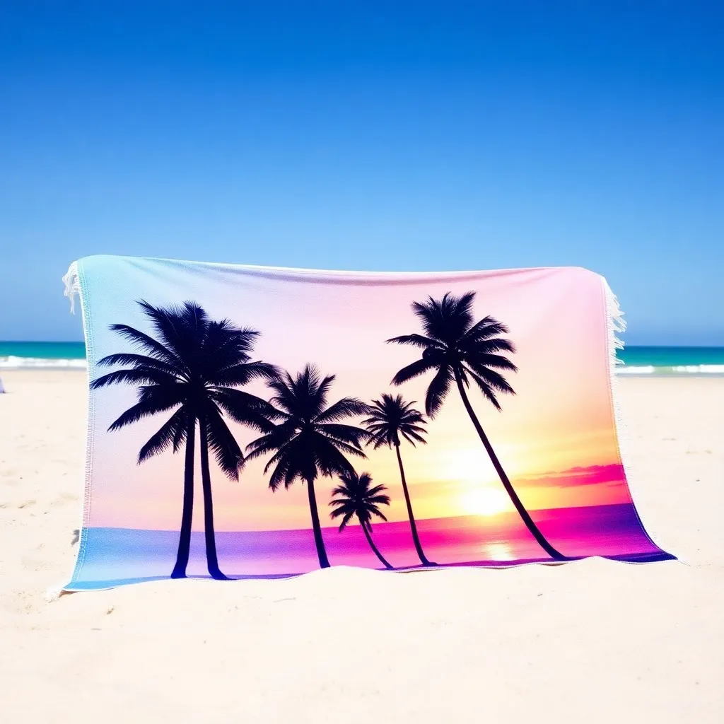 Полотенце "Тропический закат"